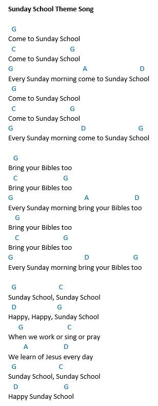 Sunday School Theme Song