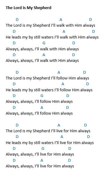 The Lord Is My Shepherd