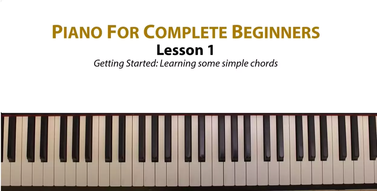 Piano For Complete Beginners